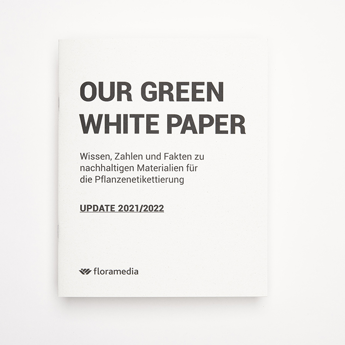 Floramedia green white paper